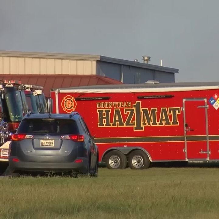 Warrick County, Indiana, chemical fire 9-6-25